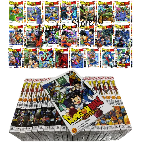 Dragon Ball Super Manga Versión Inglés Vol. Juego completo de cómics Akira Toriyama 1-22