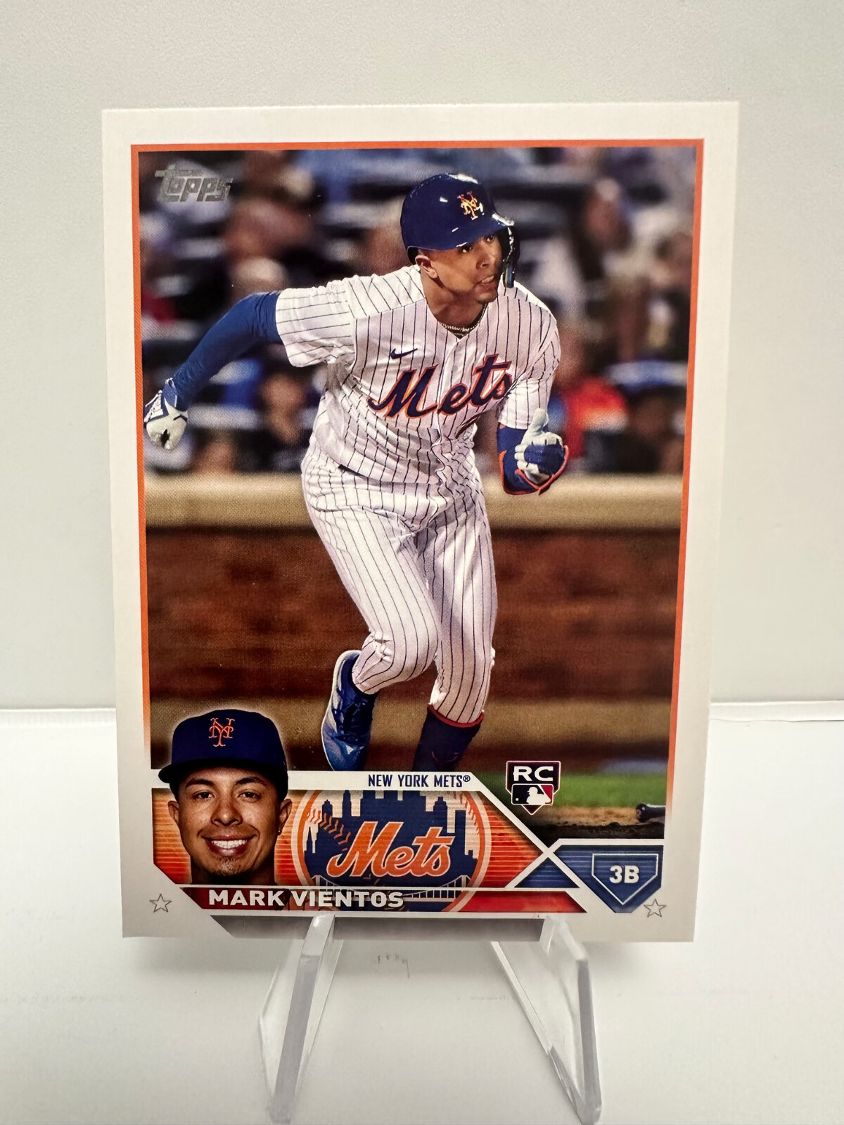Mark Vientos RC - 2023 Topps Series Two #550 - New York Mets Rookie Card - EX