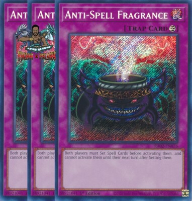 best anti spell cards yugioh Yugioh- 3X Anti-Spell - Common - Unlimited - MFC-103 - Near Mint