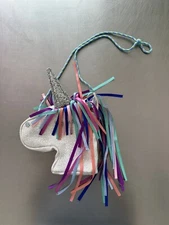 Crewcuts Purse Unicorn Glitter White