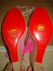 100% AUTH NEW WOMEN LOUBOUTIN REINE LIEGE PINK SUEDE 120 WEDGE SANDALS US 10 — photo 7
