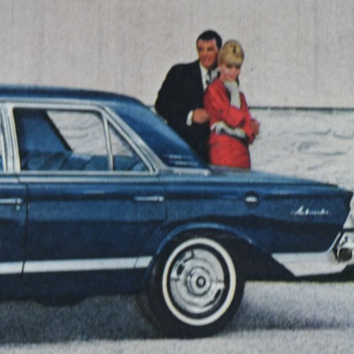 1963 Rambler Ambassador Vintage V-8 4 Door Hardtop Original Print Ad 8.5 x 11" - Picture 5 of 7