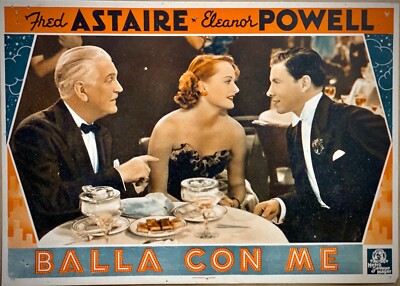 BALLA CON ME-Lobby Card originale fotobusta-Fred Astaire, Eleanor Powell -1940