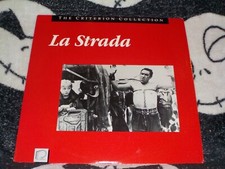 La Strada Criterion Laserdisc LD Federico Fellini Anthony Quinn Free Ship 50