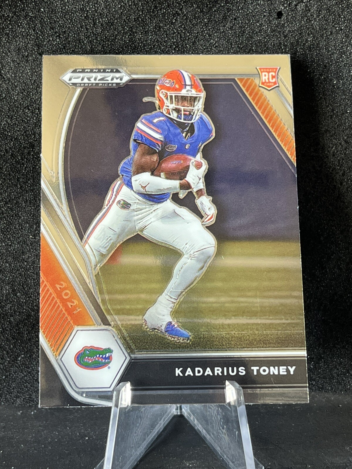 2021 Prizm Draft Picks Kadarius Toney Rookie RC Base #117 Giants
