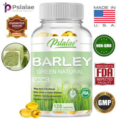 Barley Green Capsules 1200mg - Promote Metabolism, Boost Energy, Immune Support