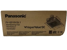 Panasonic WhisperValue DC Exhaust Fan LED Light and Night Light FV-0510VSL1 (OB)
