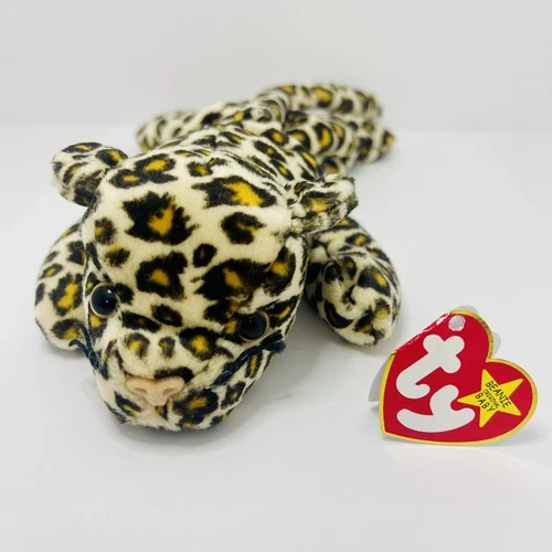 1996 TY Beanie Baby Original Freckles Leopard Tush Hang Tag  Plush Toy Vtg