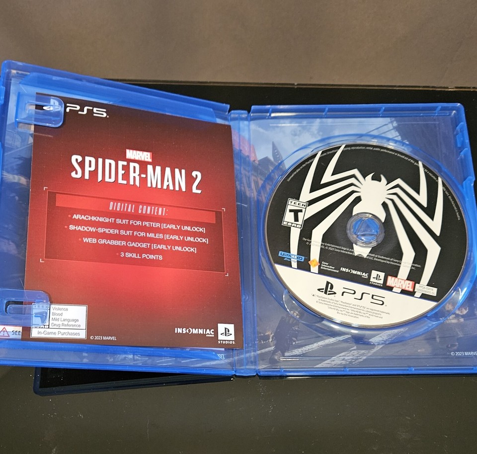 Marvel SpiderMan 2 Standard Edition Sony PlayStation PS5 Video Game eBay