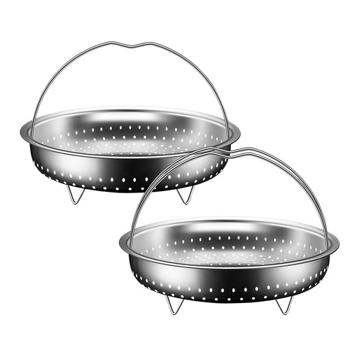 Stainless Steel Steamer Basket with Handle - Multifunctional Pot Accessory - Picture 2 of 14