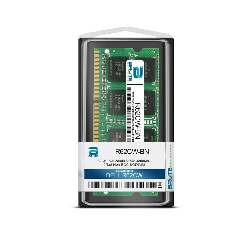 R62CW - Compatible con Dell 32GB DDR5-4800Mhz 2Rx8 SODIMM sin ECC Foto 3 de 3