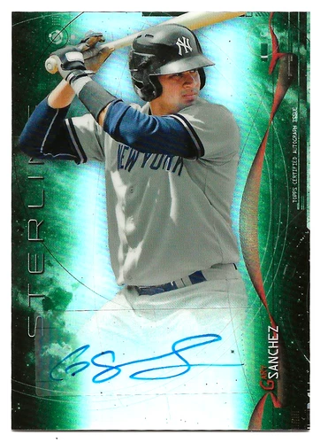 2014 Topps Bowman Sterling #BSPA-GS Gary Sanchez Refractor 025/125 Yankees