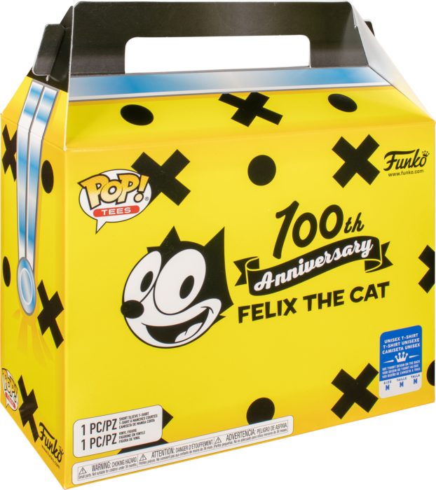 Felix the Cat Silver Metallic Pop! Vinyl Figure & T-Shirt Felix the Cat Silver Metallic Pop! Vinyl Figure & T-Shirt