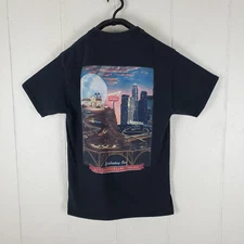 In N Out Burgers Shirt Men Medium Black Graphic Crew Neck Short Sleeve Las Vegas