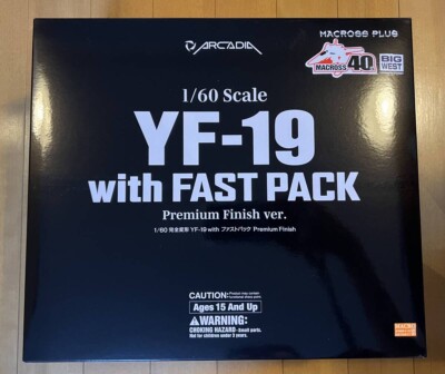 Arcadia Macross Plus 1/60 YF-19 with Fastpack Figure Premium