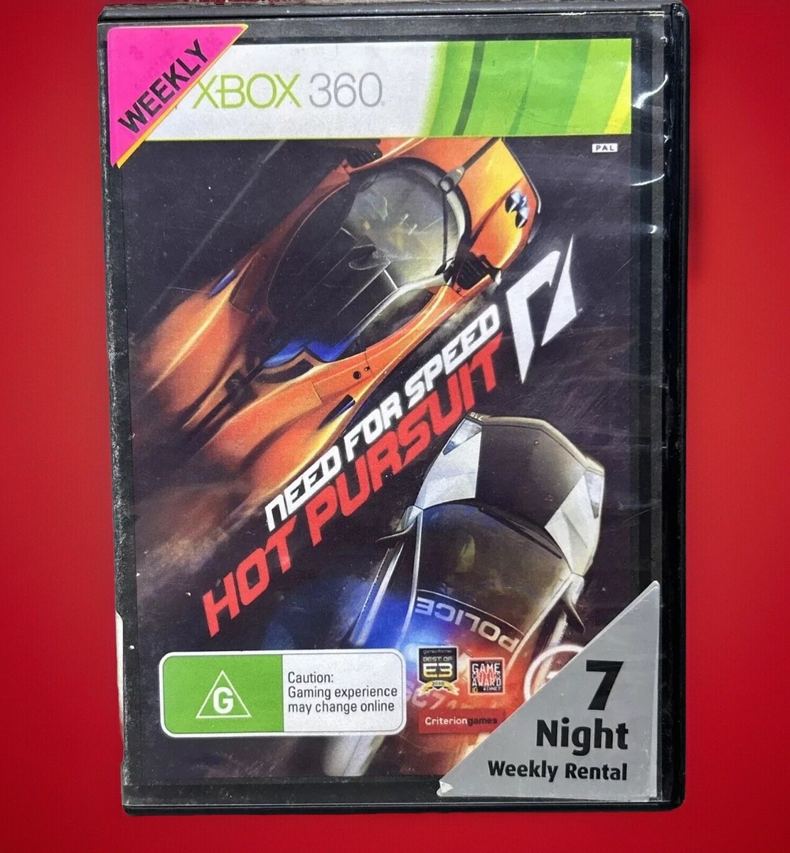 Xbox 360 Need For Speed Hot Pursuit Game with Manual Car Street