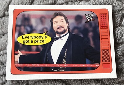 2012 Topps Heritage WWE Million Dollar Man Ted DiBiase #19 SUPERSTARS SPEAK