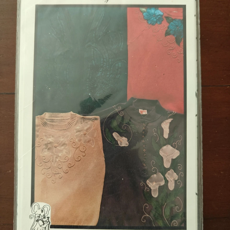 Floral Fantasy Sweatshirt Embellishment Sewing Pattern 232 - Crafty Critter 🌸 - Image 2 of 4