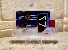 2023 Topps Dynasty Formula 1 BWT Alpine Esteban Ocon Auto Patch DAP-EO 1/2