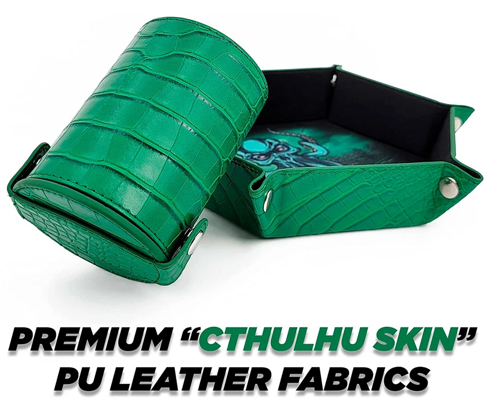 CM Bandeja Plegable para Rodar Dados y Coctelera para Dados DND Bandeja para Dados y Coctelera para Dados Foto 2 de 4