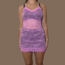 Victoria  s Secret Sheer Lace Babydoll Slip