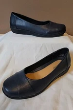 NEW Comfortview Women's Navy Blue The Gab Slip-On Flat Shoes | Size 9M