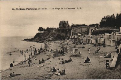 Old postcard Saint-Quai-Portrieux La Plage de la Comtesse (1147924)