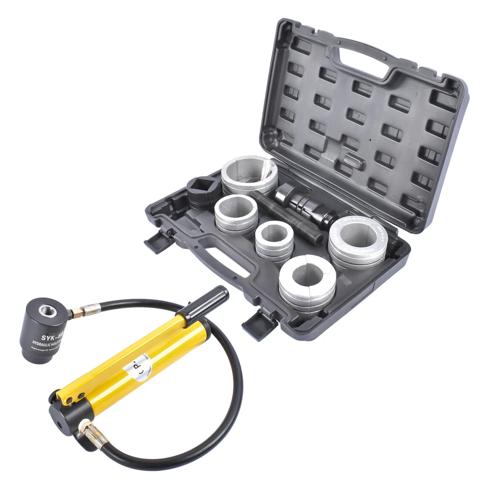 10 T Hydraulic Exhaust Pipe Stretcher Expander Kit w/Collets 1-5/8 in to 4-1/4in - Image 2 of 4