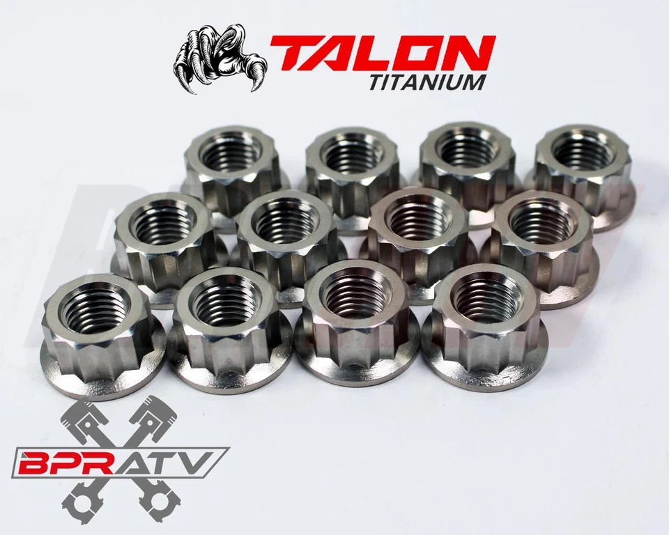 Honda TRX400EX TRX 400EX TITANIUM Lug Nut Complete Set Front Rear Kit Set of 16 - Image 3 of 4