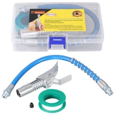 Professional Grease Gun Coupler Quick Release Lock Oil Injection Nozzle 10000PS