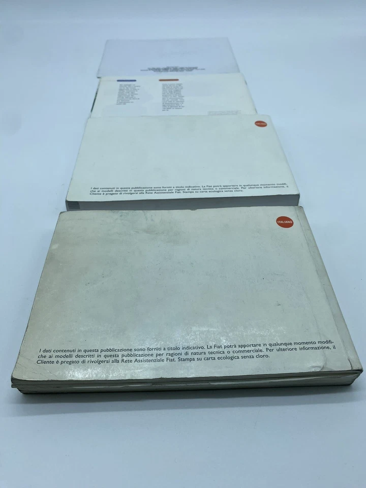 LIBRETTO USO E MANUTENZIONE FIAT STILO ITALIANO 2001 2010 IN BUONO STATO - Immagine 3 di 4