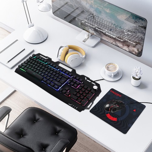 Metall -Tastatur Und Maussatz Mechanische Gaming-Tastatur Zum Spielen - Afbeelding 5 van 11