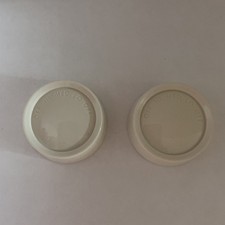 qty.2 NEW Almond Lutron Round Rotary Dial Light Switch Knob Replacement Style 1