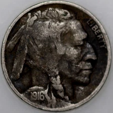 1916-P Buffalo Nickel, Popular Collector Coin As Shown [SN01]