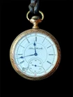 Illinois Watch Co Grade 103, 18s, 15J Pocket Watch c1896 Gold Filled Runs