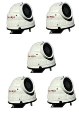 Lot of 5 Safety Vision AHD-3.6M-WT Mobile Surveillance Cam 3.6mm Lens w/ Mount