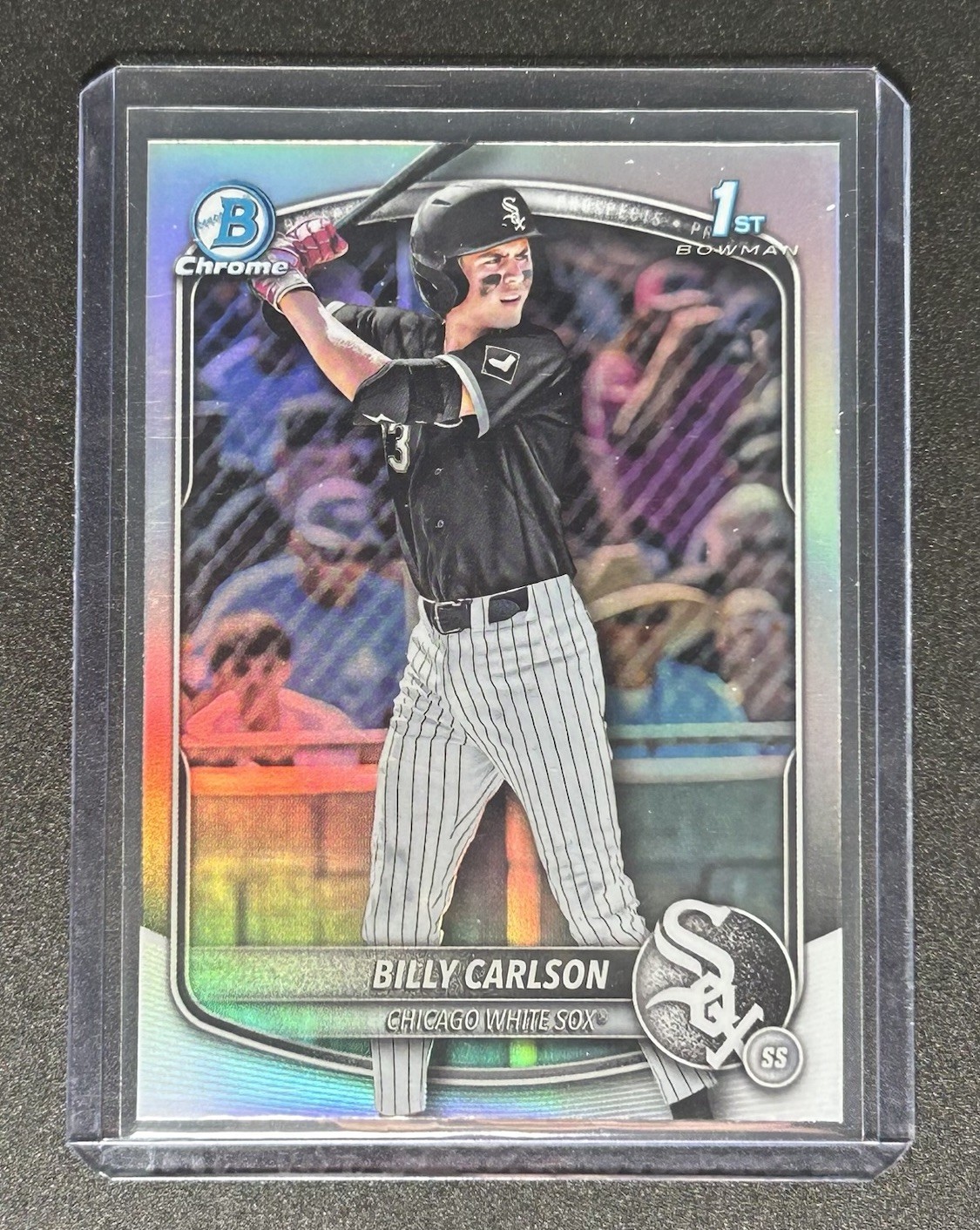 2025 Bowman Draft Billy Carlson Chrome Refractor 1st #BDC-10 White Sox