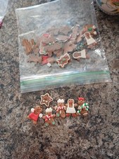 Vtg. Huge Lot , 30 Pc. Christmas Creations Gingerbread Ornaments, Mini