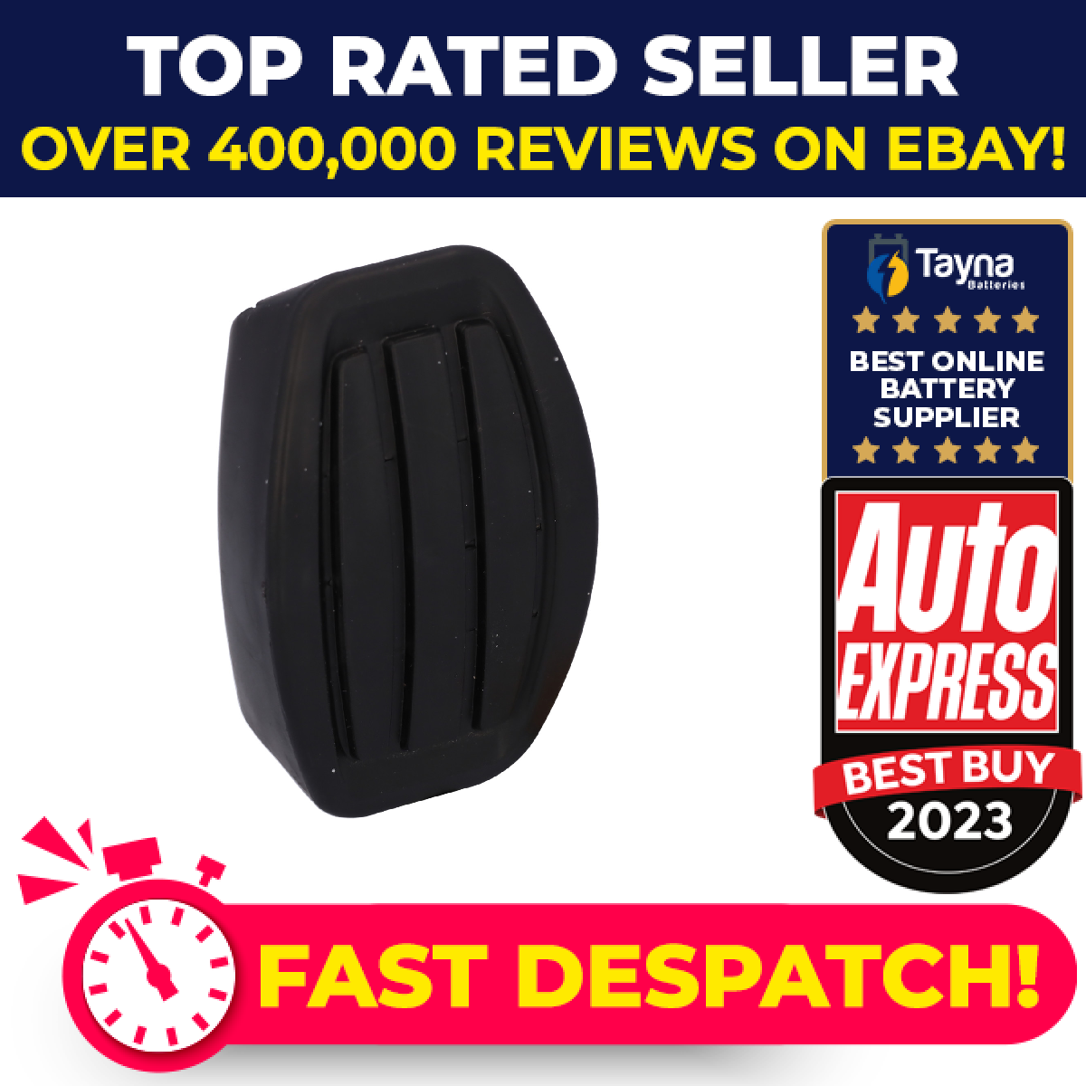 Clutch Pedal Pad fits CITROEN C4 SPACETOURER 1.5D 1.6D 2.0D 2018 on 9678478080