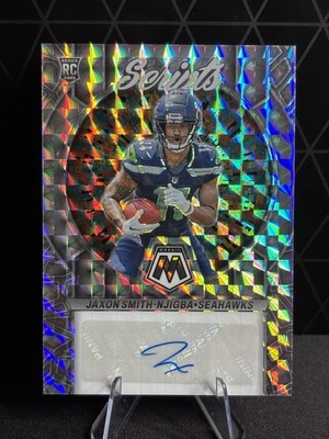 2023 Panini Mosaic Rookie Scripts Jaxon Smith-Njigba #RS-JSN Prizm