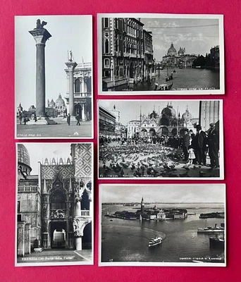 5 x Foto AK VENEDIG in Italien um 1930 Stadtansichten mit Markusplatz ( 174368 - Bild 1 von 2