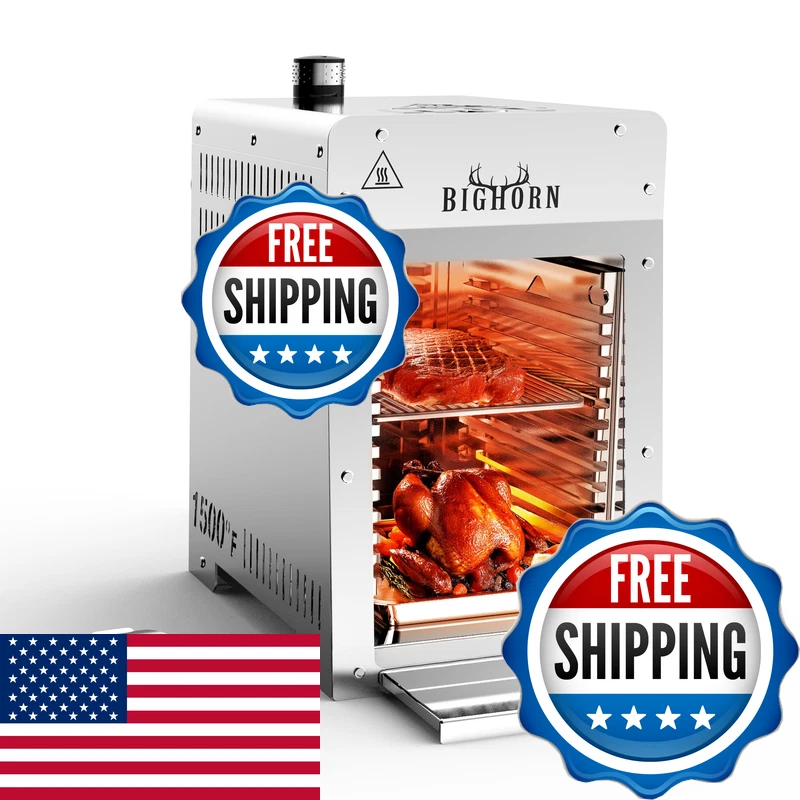 Big Horn Outdoors Portable Infrared Broiler Propane Gas Grill 1500 Degree
Opens in a new window or t