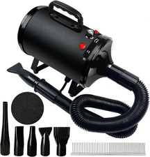 High Velocity Professional Dog Grooming Dryer,Dog Hair Dryer,Adjustable Tempe...