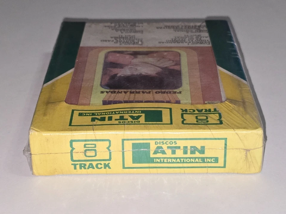 PEDRO PARRANDAS SEALED JOSE MANUEL FIGUEROA 8-TRACK TAPE 74 DISCOS LATIN MEXICO - Image 4 of 4