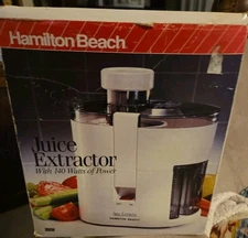Hamilton Beach Juice Extractor 22 oz 140 Watt Power Model 67199 WORKS  New Open 