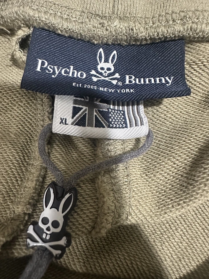 Pantalones deportivos de felpa francesa Psycho Bunny Royce de algodón para hombre XL tostado Foto 3 de 4