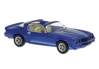 Brekina 18054 Chevrolet Camaro Z28, Blau, Offen, Bj.1980, 1:87, Neu - Modellauto