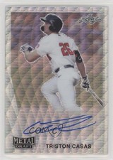 2021 Leaf Metal Draft 1990 Leaf Silver Wave Triston Casas #LA-TC1 Auto 1b8