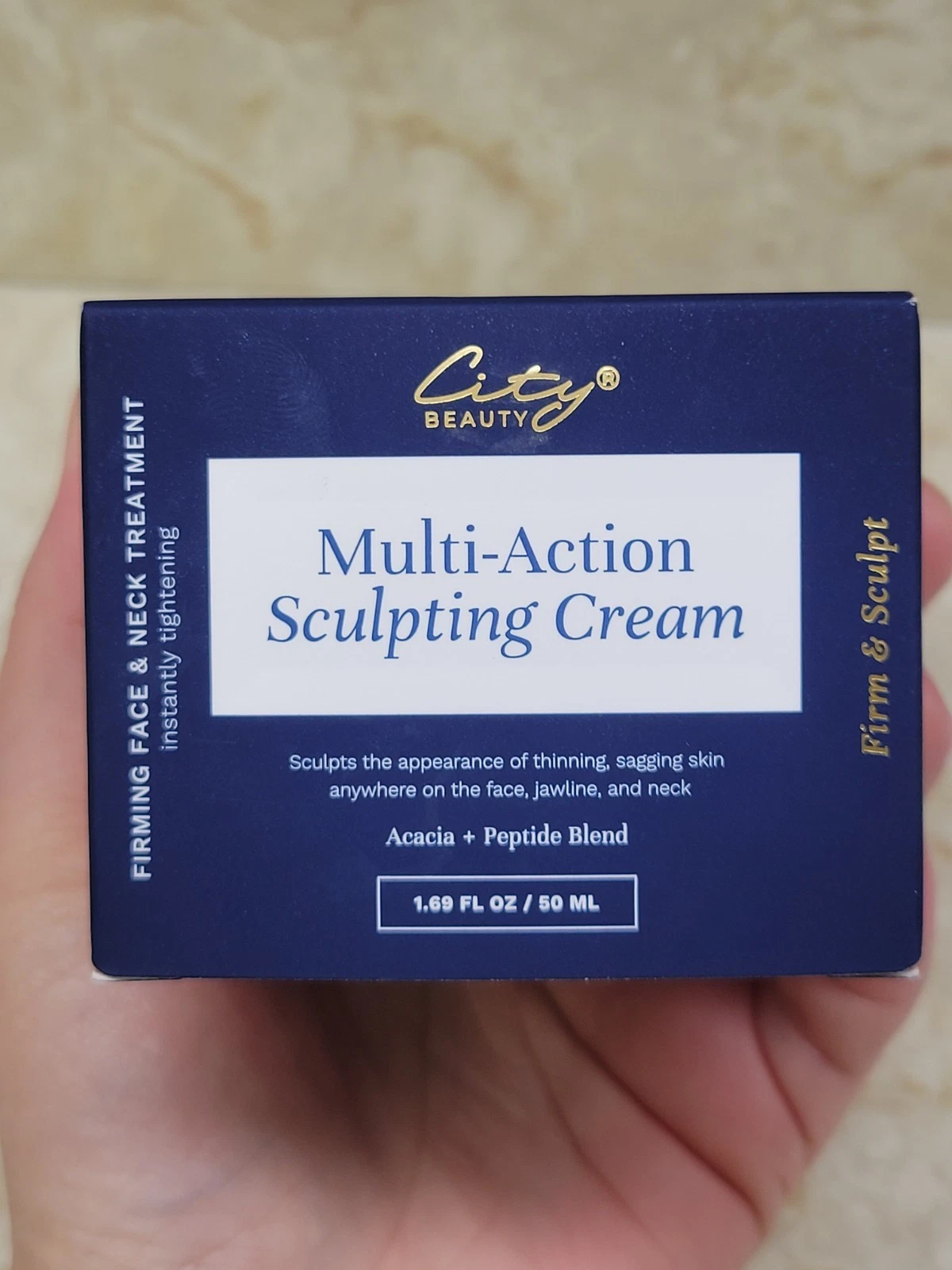 New CITY Beauty Manuf date 2021 Sculpting Cream 1.69 oz unopened box sealed