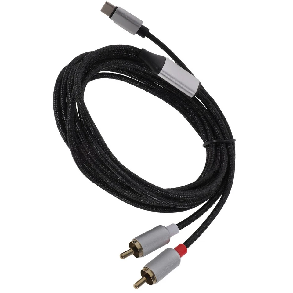 Usb C Aux Cable Adaptateur Vers Auxiliaire Câble Audio Vivant De Type - Photo 1/4